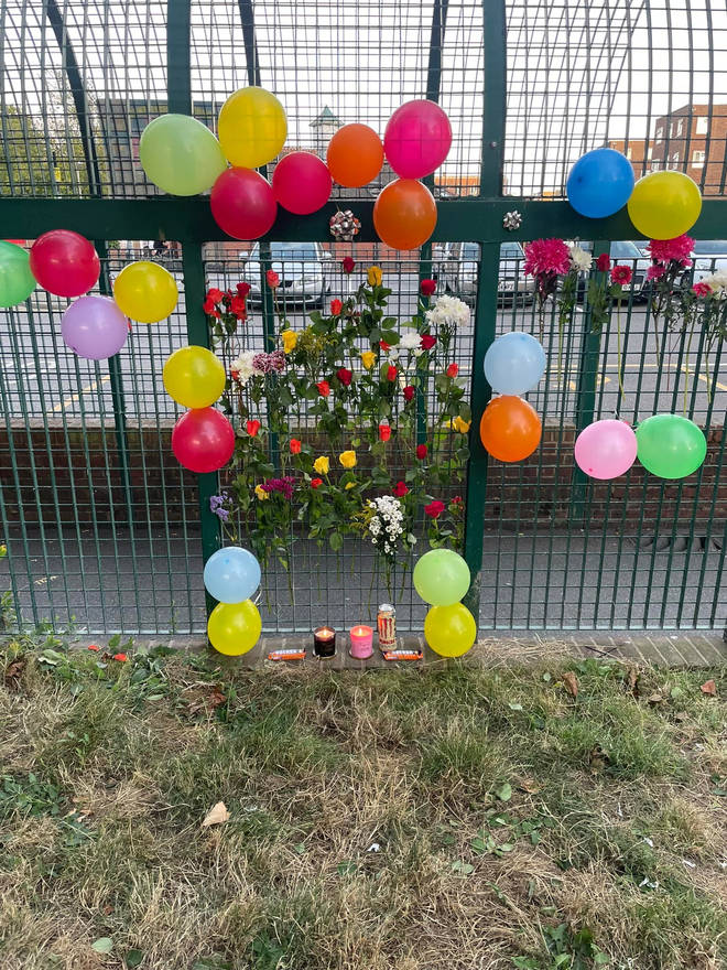 Floral tributes have been left for Mackenzie.
