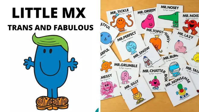 Charity Mermaids has changed the titles of Mr Men books to promote gender neutral terms.