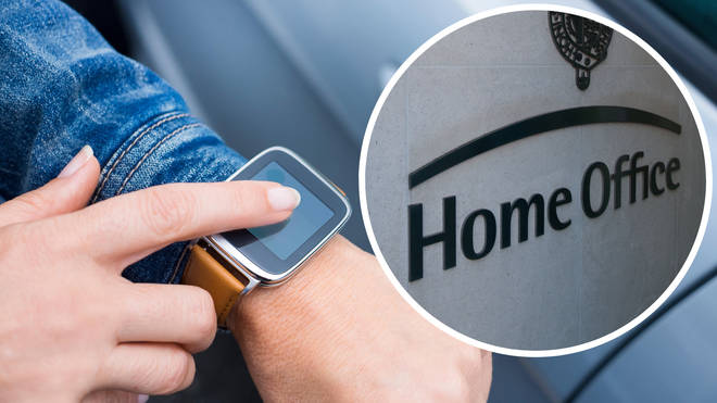 Migrants convicted of criminal offences will be required to scan their faces with smartwatches under Home Office plans