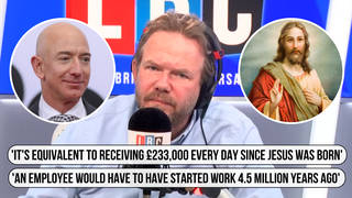 James O'Brien bewildered as he Googles Jeff Bezos' wealth compared to Amazon workers