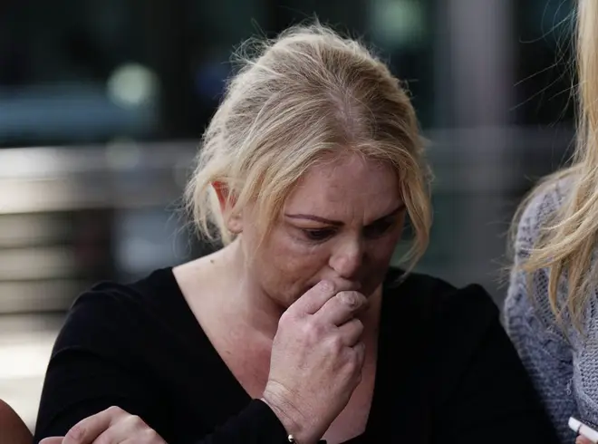 Hollie Dance was devastated outside Royal London Hospital