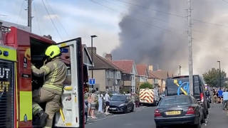 70 firefighters were called to tackle the blaze