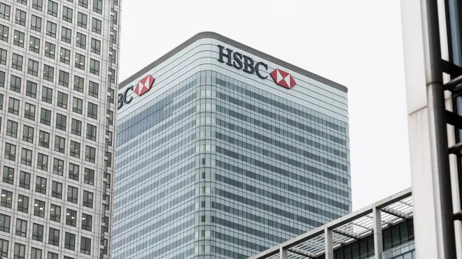General view of HSBC’s UK headquarters