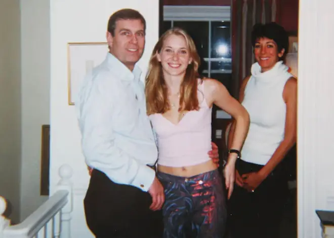 Prince Andrew, Virginia Roberts and Ghislaine Maxwell