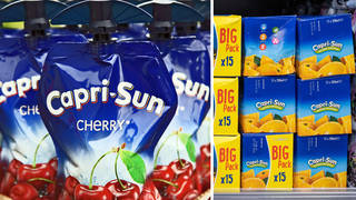 Over 5,000 cases of wild cherry Capri Sun drinks have been recalled after a cleaning product was added to a production line