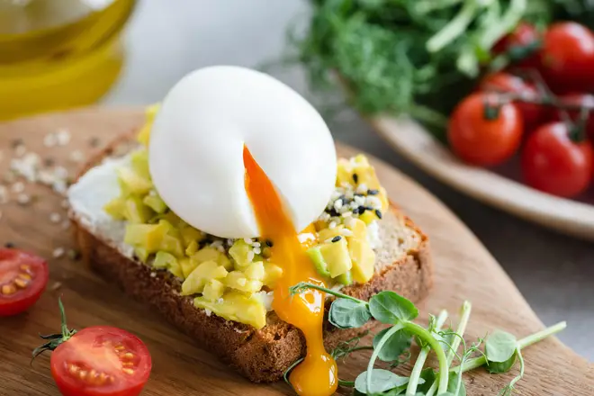 Eggs ranked among the mid-range food choices due to their high cholesterol content.