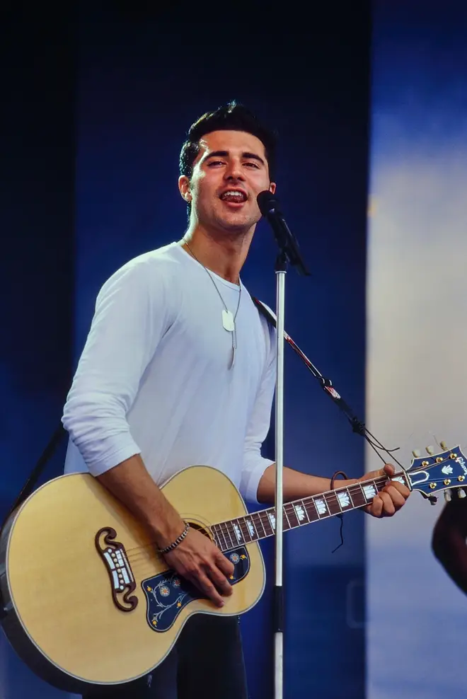 Darius Danesh performing after his stint on reality TV