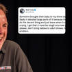 Matt Forde complained about a baby at his show