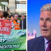 Keir Starmer has backed workers struggling due to the cost of living crisis