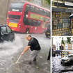 Flash flooding has hit London