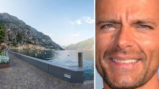The body of Aran Chada, 51, was found hundreds of metres below the surface of Lake Garda
