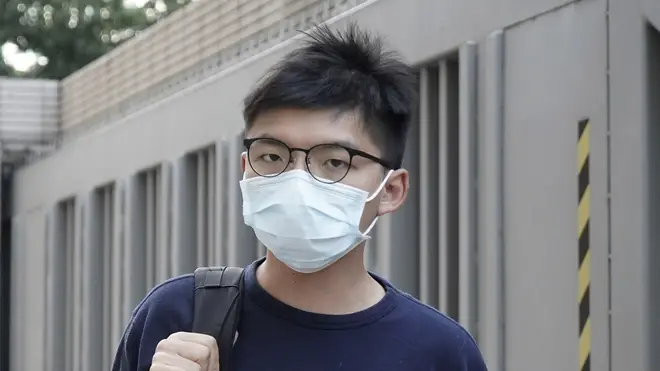 Pro-democracy activist Joshua Wong