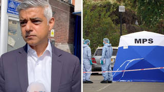 Sadiq Khan said the heatwave was partly to blame for the recent rise in violent crime