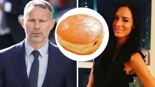 Ryan Giggs told his PR executive girlfriend Kate Greville she was "the jam in my donut"