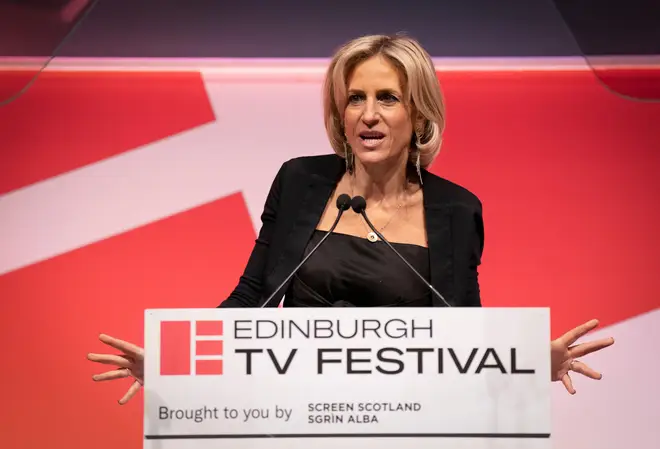 Emily Maitlis addressed crowds at the Edinburgh TV Festival