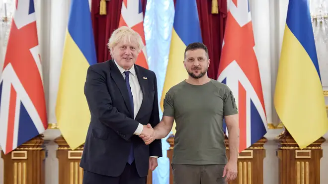 Boris Johnson encouraged Brits to show the 'same endurance as Ukrainains'
