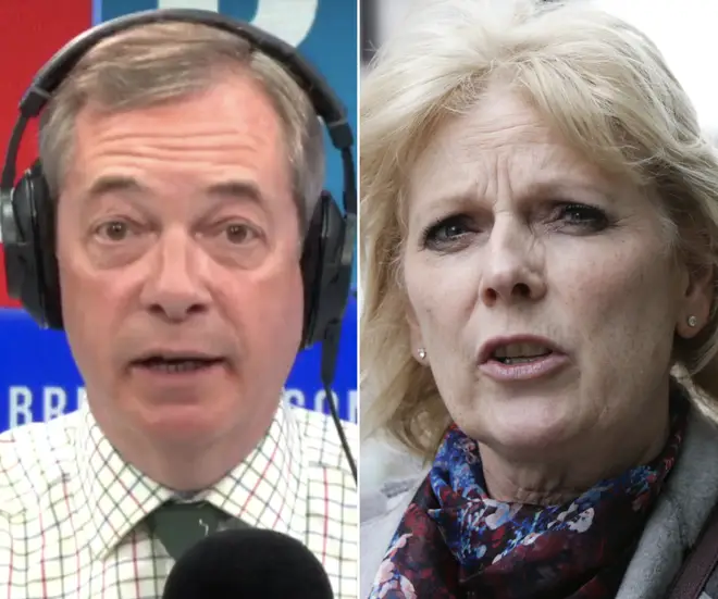 Nigel Farage responds to Anna Soubry protesters
