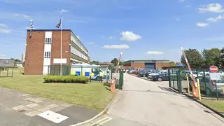 The man stabbed himself by Kirkby Police Station