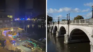 A man has died after falling into the Thames at Kingston Bridge