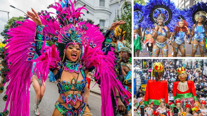 Young and old descended on the streets of west London on bank holiday Monday as Notting Hill Carnival continued to turn the area into a party for the first time since the pandemic. 
