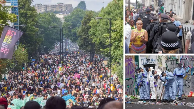 A female officer was sexually assaulted at the Notting Hill carnival