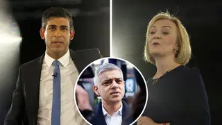 Rishi Sunak and Liz Truss have both launched attacks on London Mayor Sadiq Khan