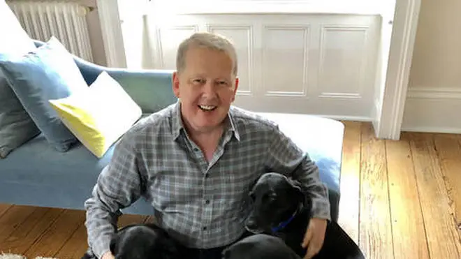 Bill Turnbull also shared his life with his Labrador dogs