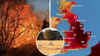 England experienced extreme heatWildfires broke out and a drought was declared in England following this summer's extreme temperatures. this summer, which led to wildfires breaking out and a drought declared.