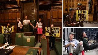 Extinction Rebellion glued themselves to the Speaker's chair and took action across Parliament