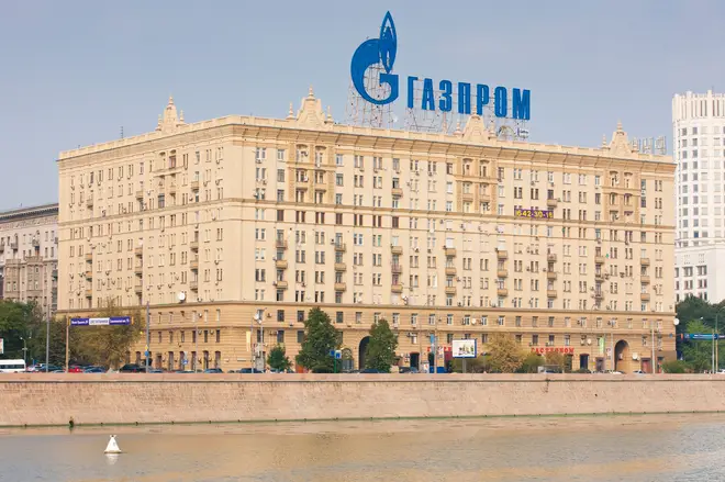 The Gazprom headquarters in Moscow