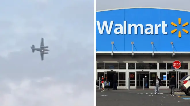 A pilot is threatening to crash a stolen plane into a Walmart in Tupelo, police say.