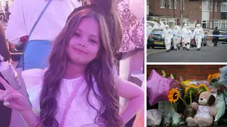 Nine-year-old Olivia was shot dead in her home.