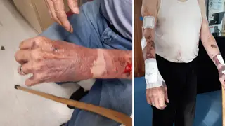 The 81-year-old was left 'confused' by the incident