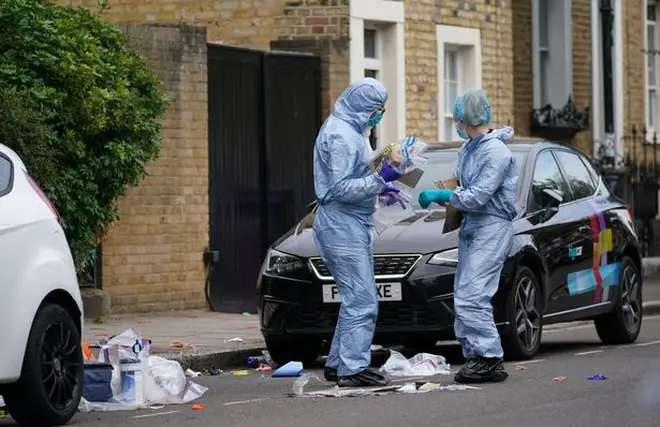 No arrests have yet been made, following a brawl with machetes involving 100 people in Bow, east London.