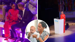 Meghan paid tribute to her family in her keynote address in Manchester