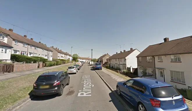 The attack happened at the couple's home on Ringshall Road, Orpington, Kent