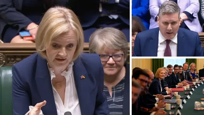 Liz Truss faced Sir Keir Starmer in her first PMQs as Prime Minister