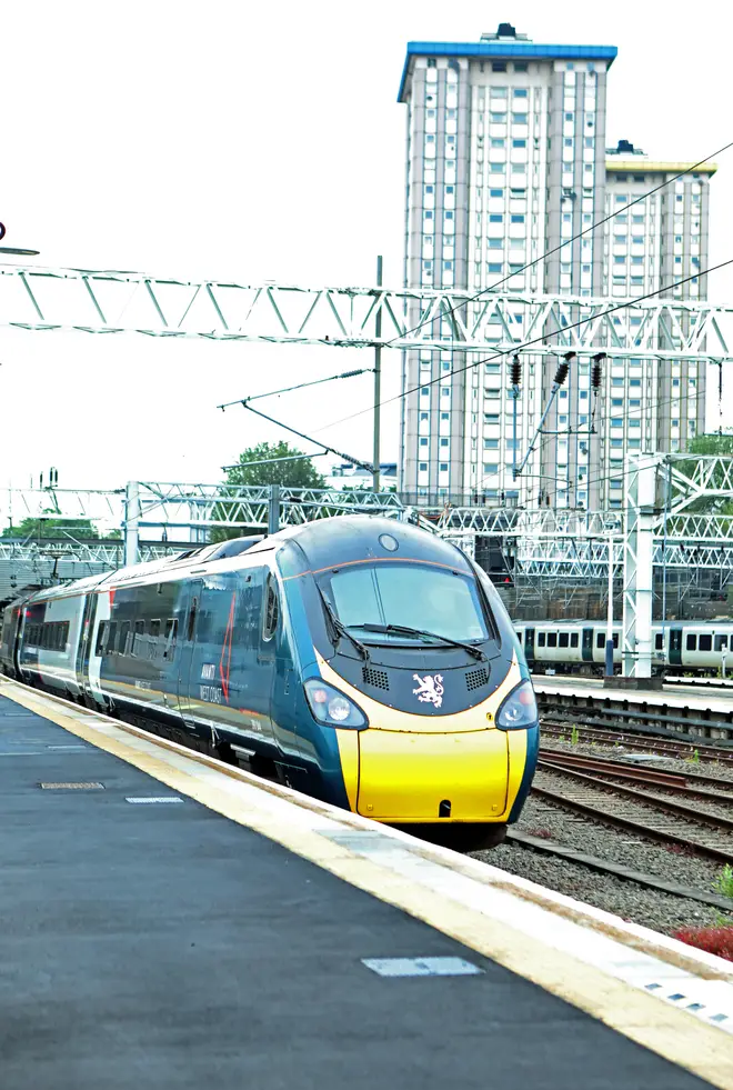 London to Glasgow rail record
