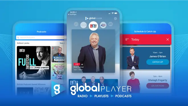 Listen and subscribe to LBC on Global Player