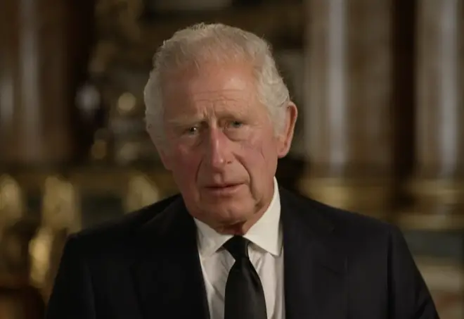 King Charles III has vowed to renew the Queen's promise of lifelong service.