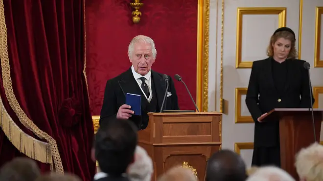 King Charles III said he would "seek the peace, harmony and prosperity" of the people of the UK as monarch as he was proclaimed this morning by the Accession Council. 