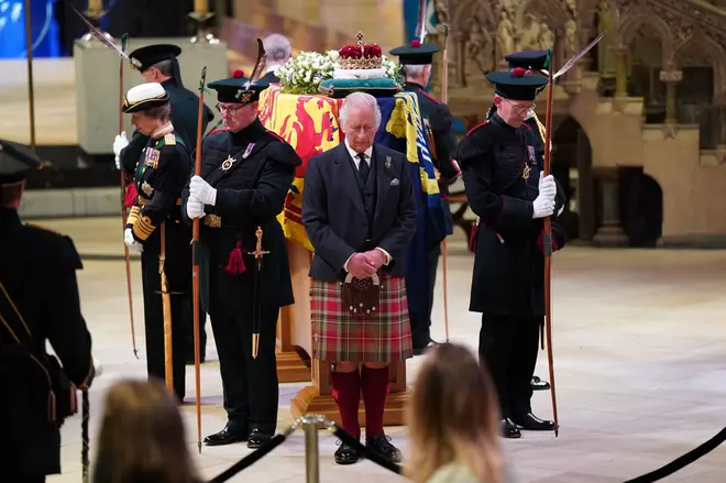 The grandchildren's vigil will resemble a vigil held by King Charles and his siblings in St Giles Cathedral in Edinburgh on Sunday 11 September.
