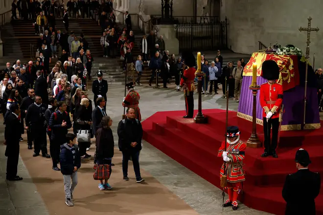 Thousands of people are waiting as long as 24 hours to see the Queen lie in state