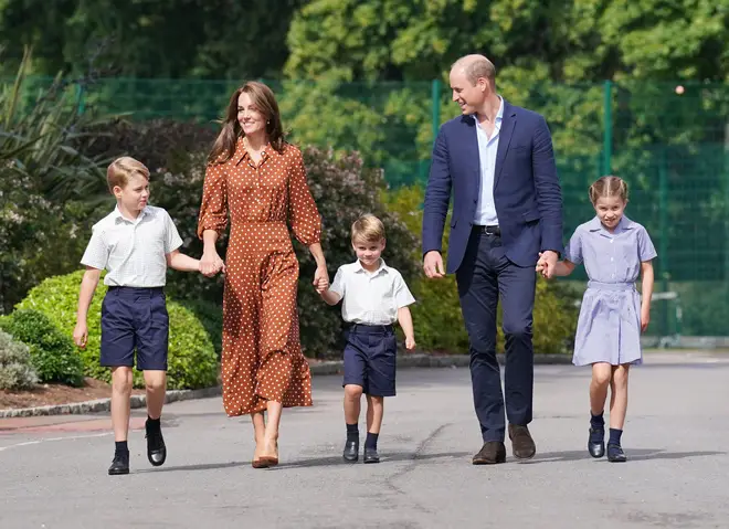 Prince George and Princess Charlotte started a new school in Windsor just one day before their great-grandmother died
