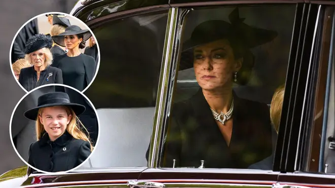 Kate wore the Queen’s necklace for her funeral