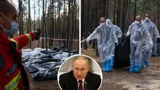 Putin is thought to be preparing for a full mobilisation of Russian troops after mass graves were found in previously Russian-occupied towns