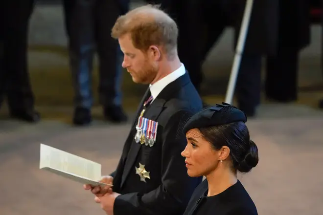 Meghan and Harry extended their trip to be at the Queen's funeral