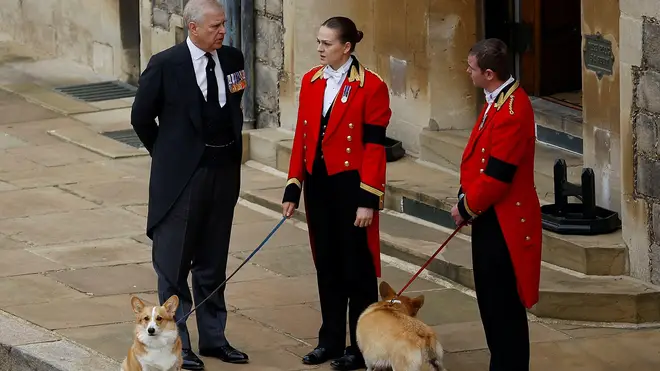 The Duke and Duchess of York will look after Muick and Sandy