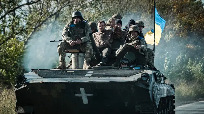Ukraine's forces have launched a blistering counter attack