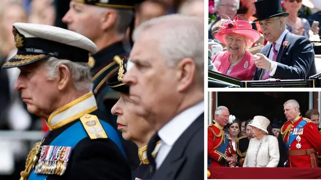 Angela Levin's new book claims that Andrew 'lobbied' the Queen not to let Charles become King
